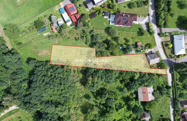 Działka budowlana Siercza. gm Wieliczka