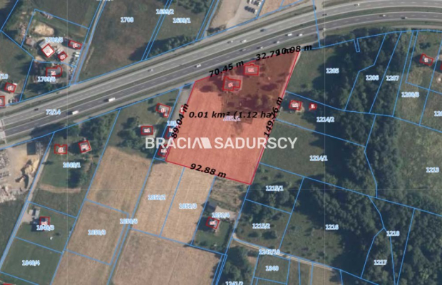 Działka usług komercyjnych w Głogoczowie gm. Myślenice    

   
Oferujemy do sprzedaży atrakcyjną działkę usługową o powierzchn