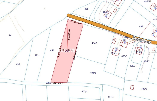 Zabierzów Rząska, ul. Poziomkowa