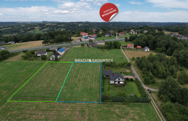Działka budowlana w Głogoczowie gm. Myślenice