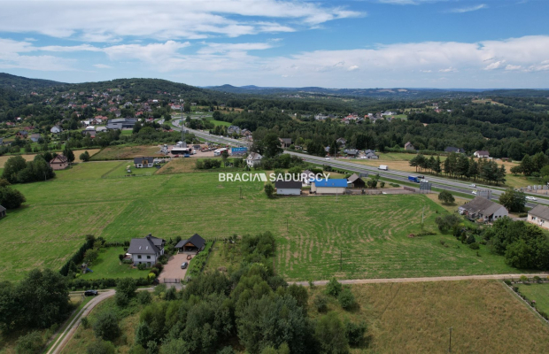 Działka budowlana w Głogoczowie gm. Myślenice
