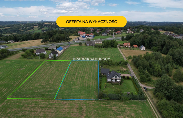 Działka budowlana w Głogoczowie gm. Myślenice