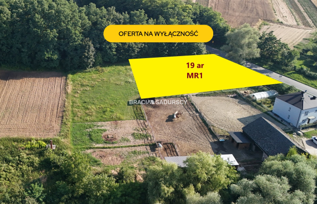 Na sprzedaż działka budowlana – 19 arów