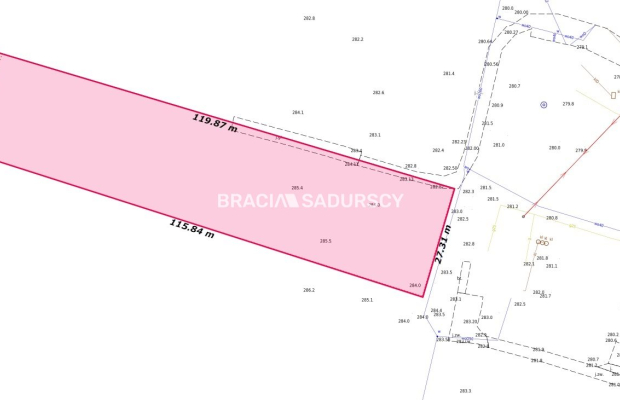 Działka budowlana o powierzchni 30 arów w Brodach