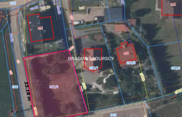 Działka budowlana Zakliczyn gm. Siepraw