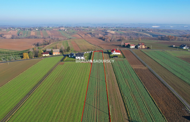 Działka budowlana 4200 m2, Celiny blisko Krakowa