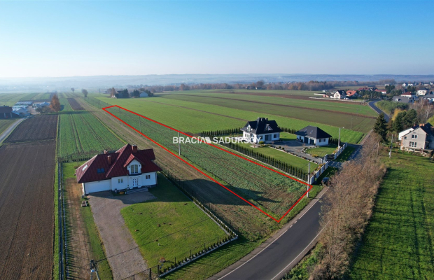 Działka budowlana 4200 m2, Celiny blisko Krakowa