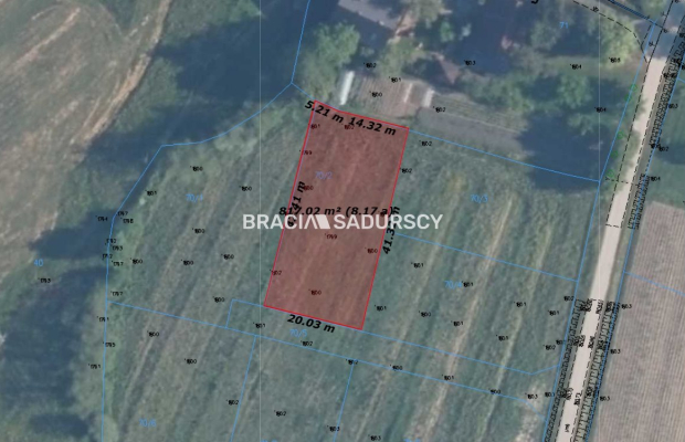 Rajsko - działka budowlana o pow. 8 arów!