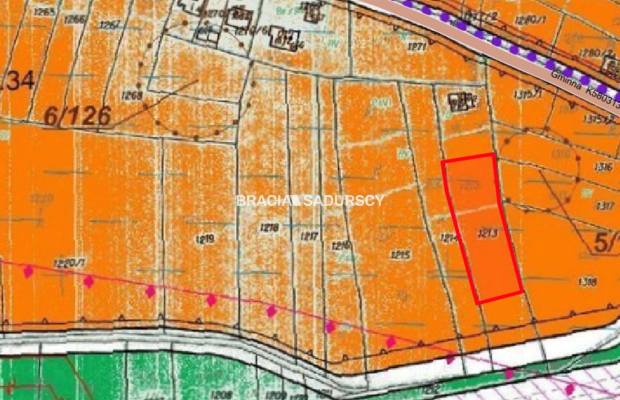 Działka budowlana Krzeczów blisko Bochni.