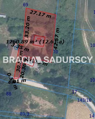 12 arowa  działka budowlana w Michałowicach