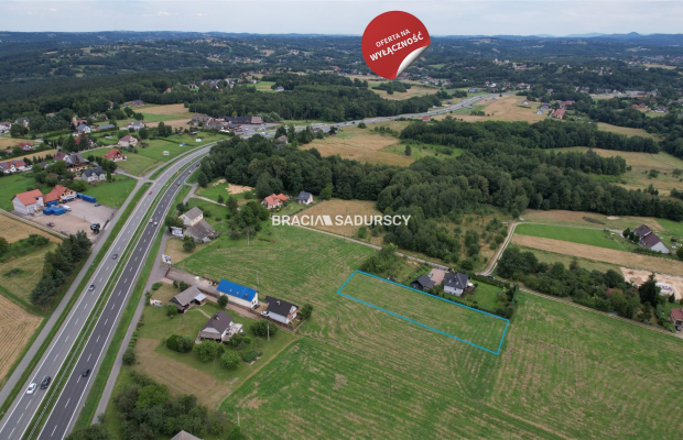 działka budowlano-usługowa w Głogoczowie