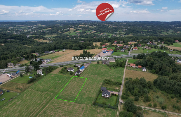 działka budowlano-usługowa w Głogoczowie