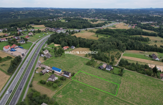 działka budowlano-usługowa w Głogoczowie