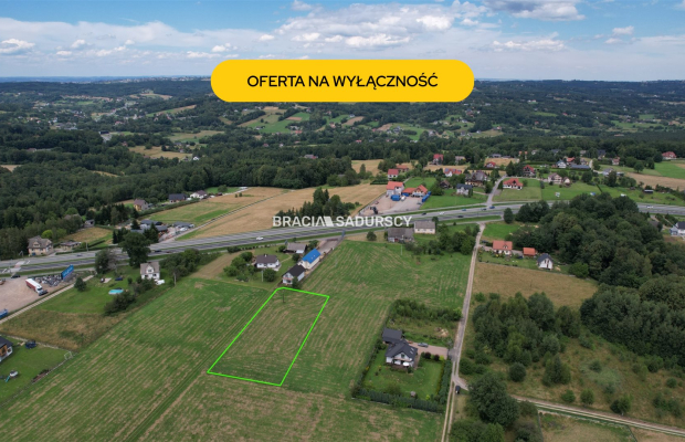 działka budowlano-usługowa w Głogoczowie