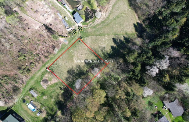 Kamionna - działka 12 arów w Beskidzie Wyspowym!