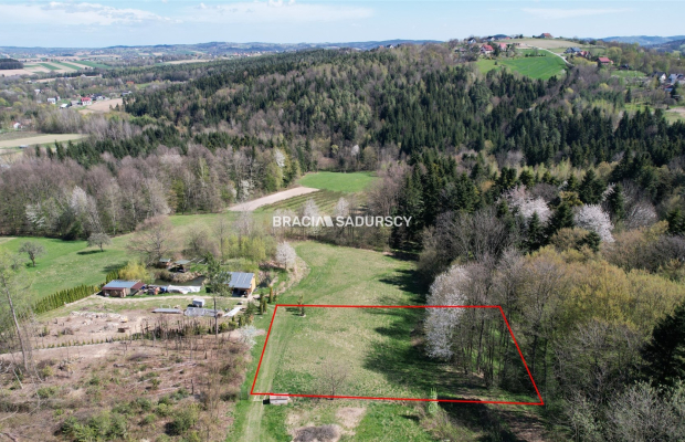 Kamionna - działka 12 arów w Beskidzie Wyspowym!