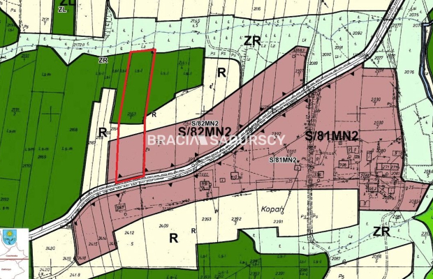 Klimatyczna działka budowlano-leśna w Sieprawiu