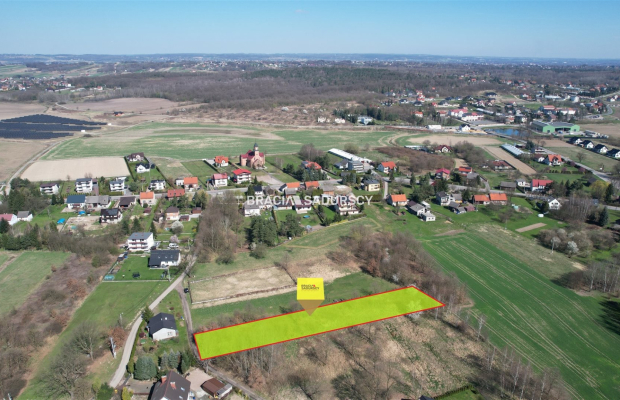 Działka budowlana 17 arów w Wołowicach!
