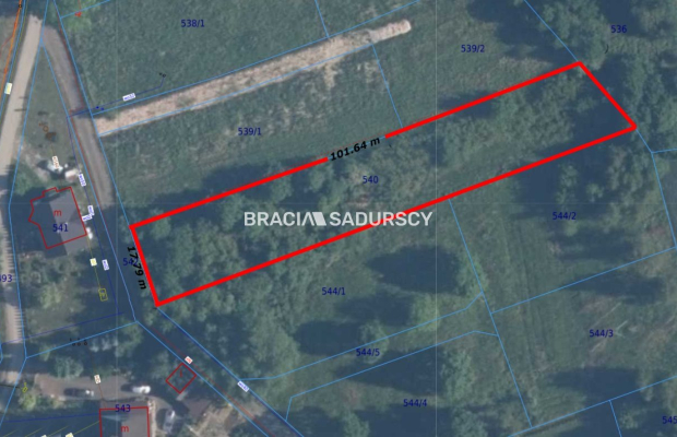 Działka budowlana 17 arów w Wołowicach!