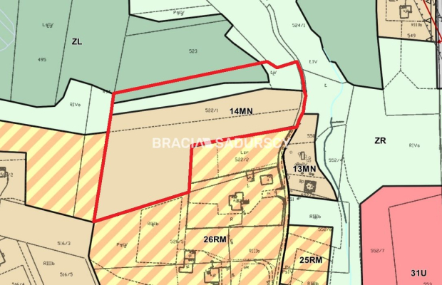 Widokowa działka budowlana w Głogoczowie