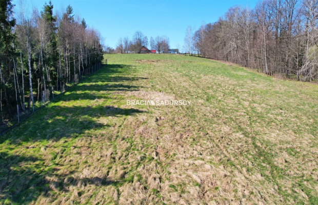 Widokowa działka budowlana w Głogoczowie
