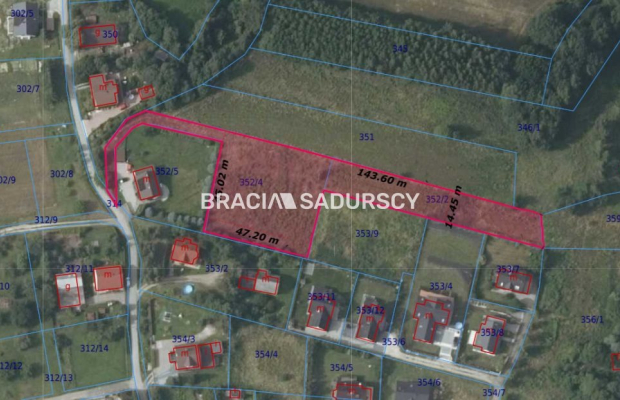 Działka budowlana, Chorowice, Mogilany