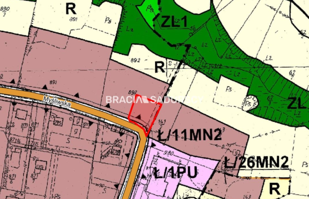 Działka Budowlana Siepraw.