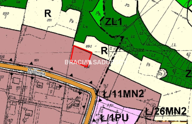 Działka Budowlana Siepraw.