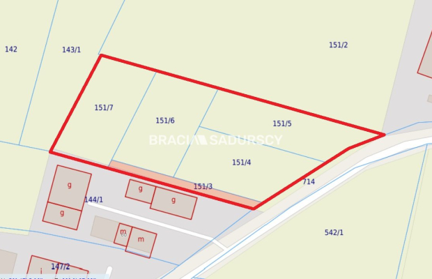 Działka budowlano-usługowa Wezerów, Słomniki