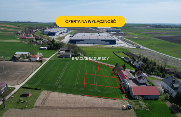 Działka budowlano-usługowa Wezerów, Słomniki