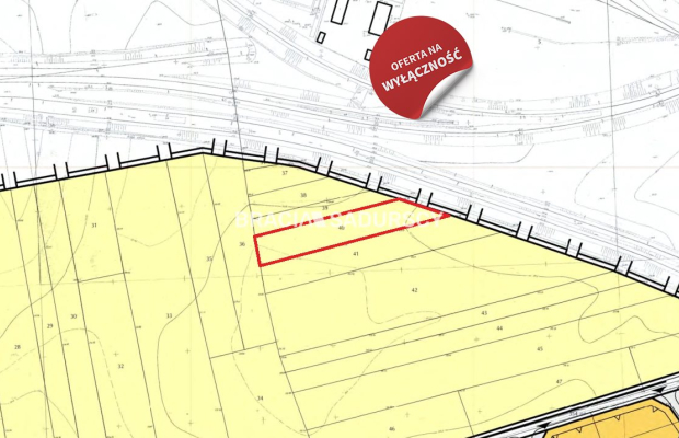 Działka rolna o pow. 41 ar. w Krakowie.  
Przedmiotem oferty jest nieruchomość gruntowa niezabudowana o nr ew.  40  położona w 