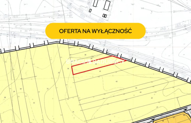 Działka rolna o pow. 41 ar. w Krakowie.  
Przedmiotem oferty jest nieruchomość gruntowa niezabudowana o nr ew.  40  położona w 