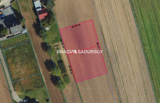 Działka budowlana - Kraków, Nowa Huta, Łuczanowice, ul. ks. Kazimierza Figlewicza  

 Na sprzedaż działka budowlana o powierzch