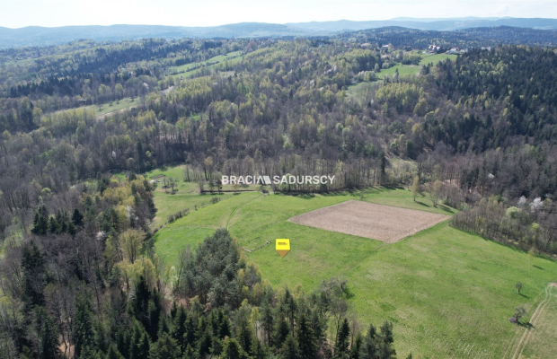 DZIAŁKA BUDOWLANA 43 ARY WIDOK LIPNICA GÓRNA