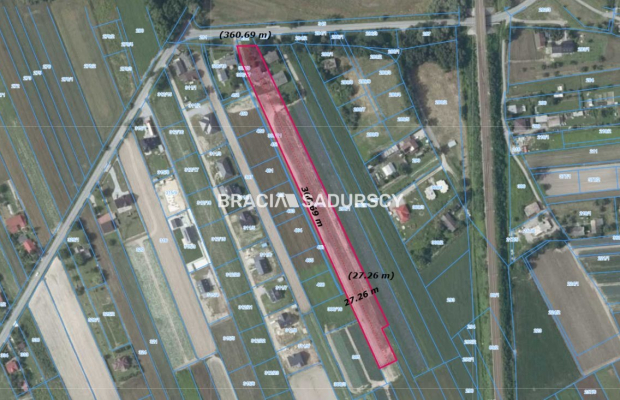 Działka budowlana o pow. 83 arów w Krakowie - Nowej Hucie   
 
Przedmiotem oferty jest działka o nr  301/2    położona w obrębi