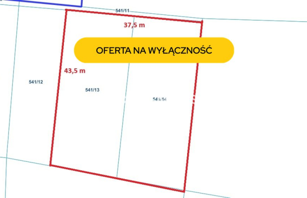 Działka budowlana Krzyszkowice 17 arów