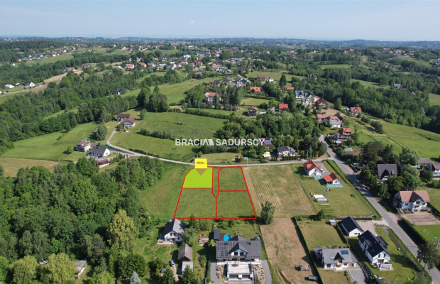 Działka widokowa Byszyce, gmina Wieliczka