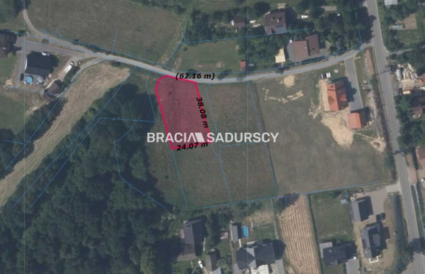 Działka widokowa Byszyce, gmina Wieliczka