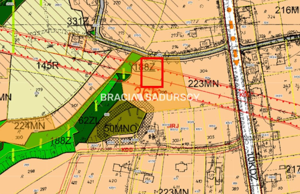 Działka widokowa Byszyce, gmina Wieliczka