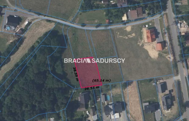 Widokwa działka budowlana Byszyce, gmina Wieliczka