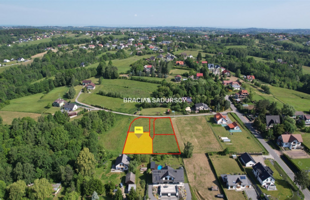 Widokwa działka budowlana Byszyce, gmina Wieliczka