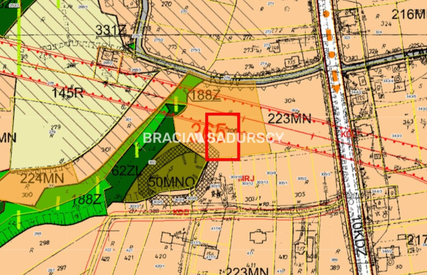 Widokwa działka budowlana Byszyce, gmina Wieliczka