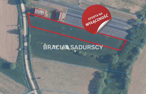 Popędzyna działka z możliwośćią uzyskania wz