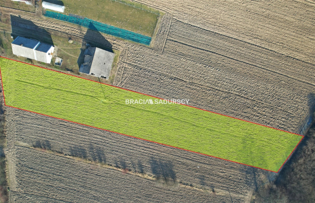 Popędzyna działka z możliwośćią uzyskania wz