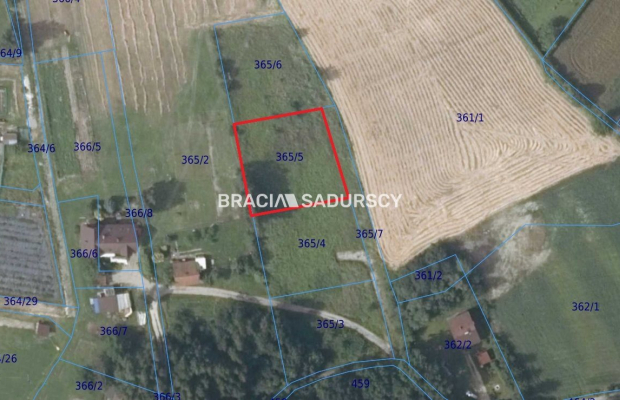 GRAJÓW, GMINA WIELICZKA, DZIAŁKA BUDOWLANA O POW. 1145 m 2 .  
 
Widokowa działka budowlana w zacisznym spokojnym miejscu, w mi