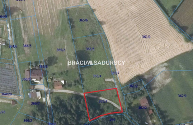 GRAJÓW, GMINA WIELICZKA, DZIAŁKA BUDOWLANA O POW. 1145 m 2 .  
 
Widokowa działka budowlana w zacisznym spokojnym miejscu, w mi