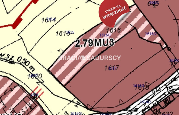 Piękna widokowa działka budowlana 16,63 ara Dobra