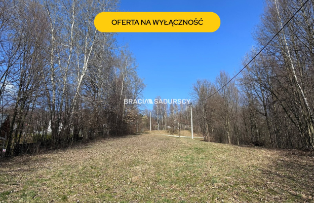 Pcim - Przepiękna widokowa działka budowlana 16 ar