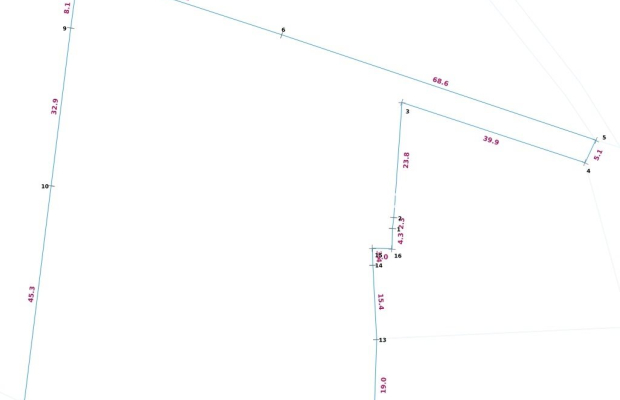 Działka rolna z drewnianym domem Nowa Wieś 