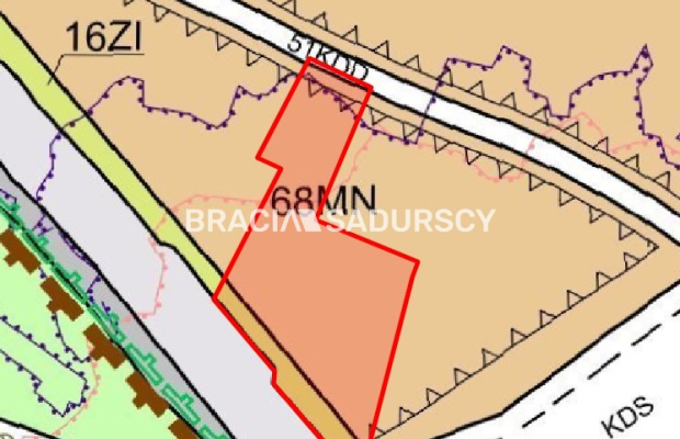 Działka bud.o pow. 70 arów obok zjdadu a4 Rząsce